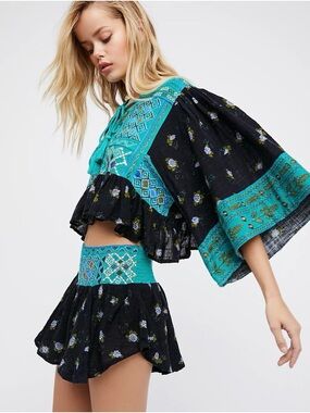 $178 MSRP Free People Kissed By The Sun Set